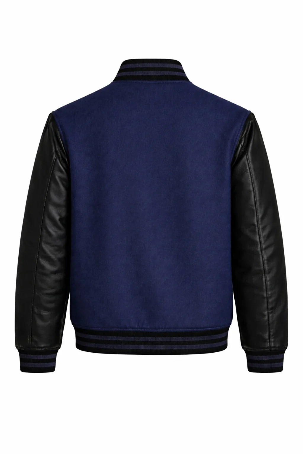 Purple Body Black Sleeve Varsity Jacket – Custom Letterman Streetwear Jacket for Men & Women