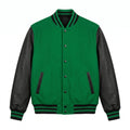Kelly Green Body Black Sleeve Varsity Jacket – Custom Letterman Jacket Streetwear for Men & Women by DesignMyVarsity