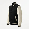 Black Body Cream Sleeve Varsity Jacket – Custom Letterman Jacket Streetwear for Men & Women by DesignMyVarsity