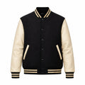 Black Body Cream Sleeve Varsity Jacket – Custom Letterman Jacket Streetwear for Men & Women by DesignMyVarsity