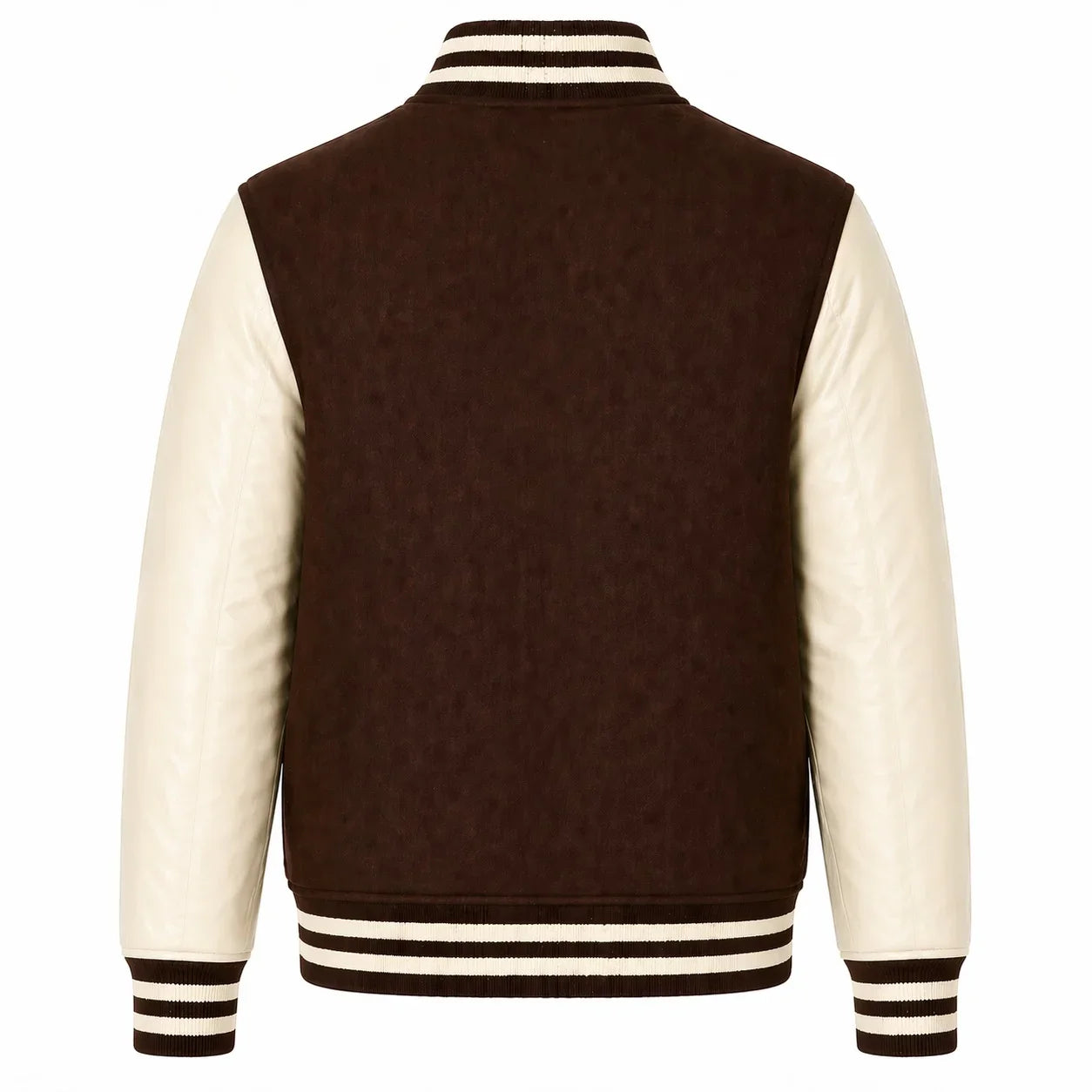Brown Body Cream Sleeve Varsity Jacket – Custom Letterman Jacket Streetwear for Men & Women by DesignMyVarsity