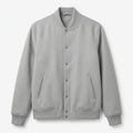 All Gray Wool Varsity Jacket by DesignMyVarsity