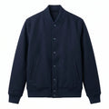 Navy Wool Varsity Jacket by DesignMyVarsity