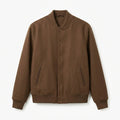 Brown Wool Varsity Jacket by DesignMyVarsity