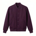 Purple Wool Varsity Jacket by DesignMyVarsity
