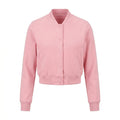 Pink Wool Cropped Varsity Jacket by DesignMyVarsity