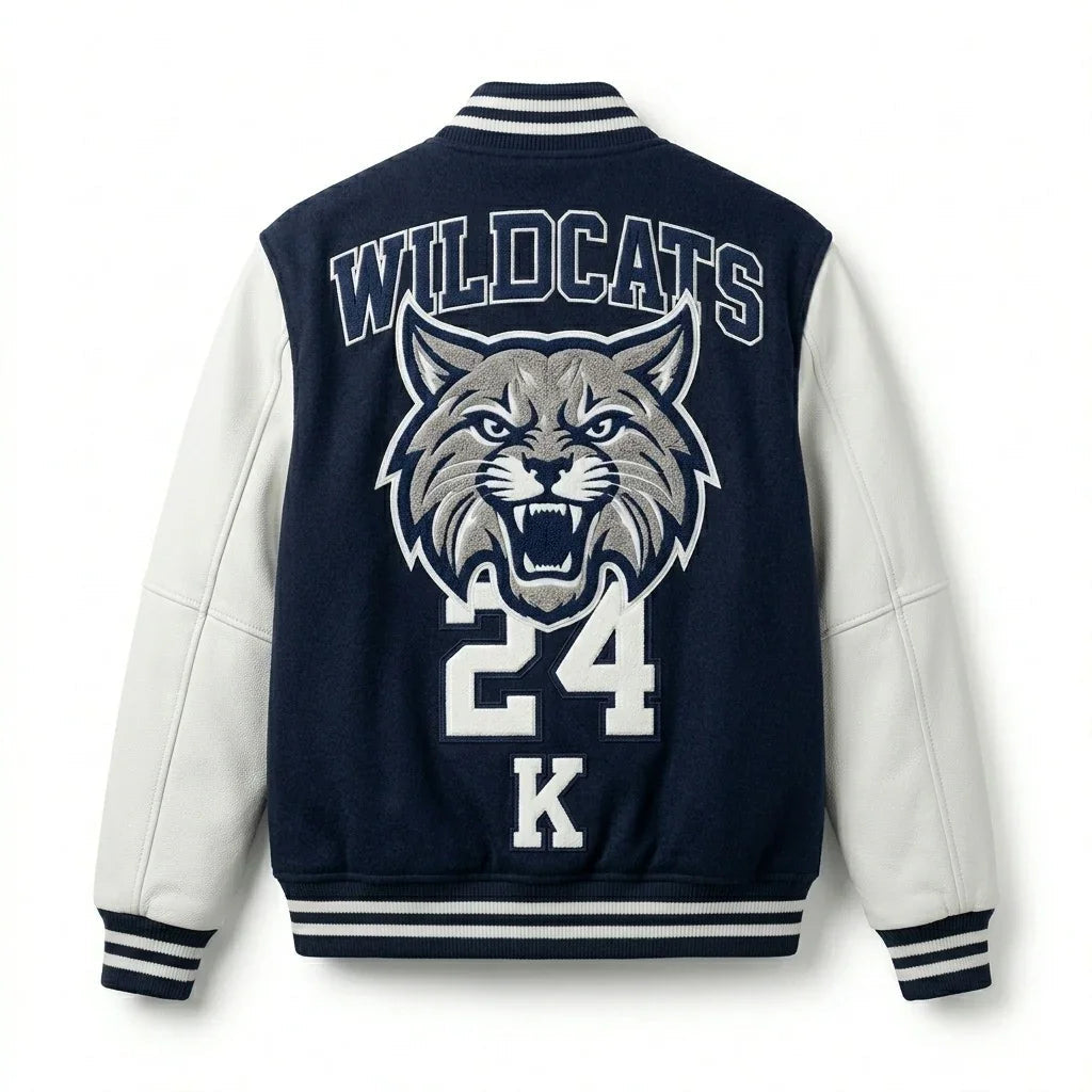 Wildcats 24 Varsity Jacket – Athletic Dept College Jacket by Design My Varsity by DesignMyVarsity