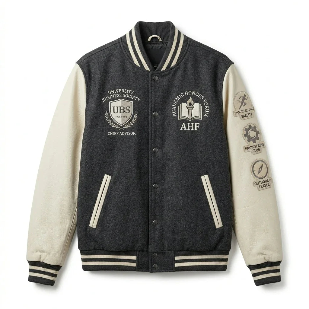 UAC University Societies Varsity Jacket – Leadership & Service College Jacket by Design My Varsity by DesignMyVarsity