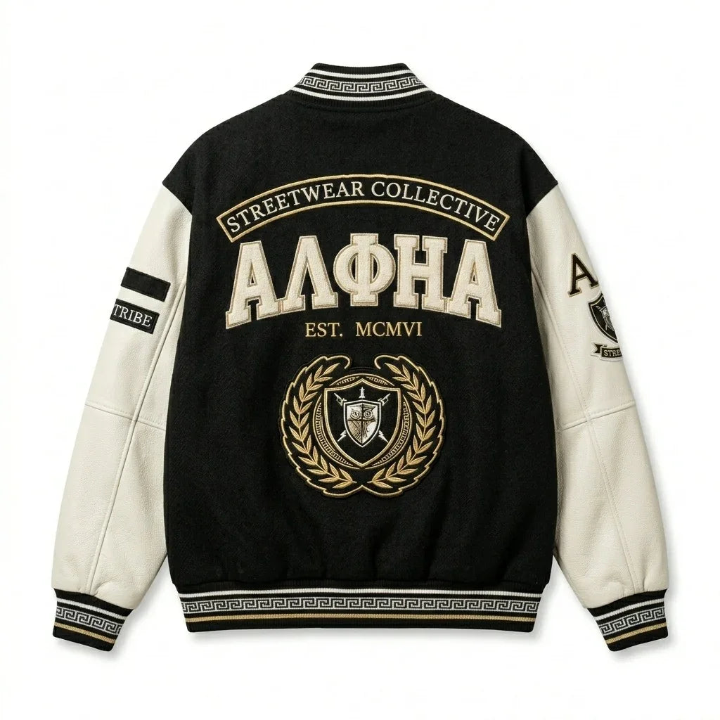 Alpha Streetwear Varsity Jacket – Olympus Athletics Edition by DesignMyVarsity