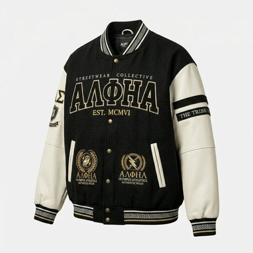 Alpha Streetwear Varsity Jacket – Olympus Athletics Edition by DesignMyVarsity