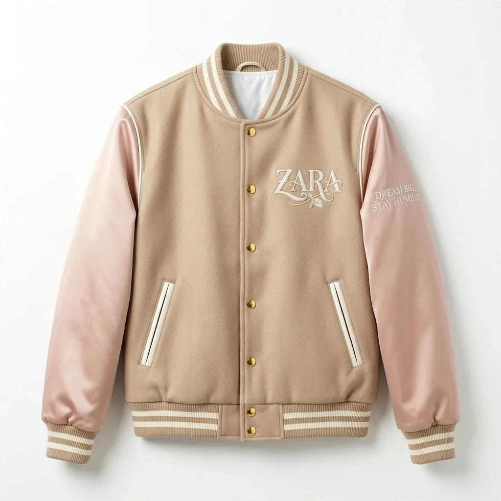 Zara Personalized Varsity Jacket – Dream Big Edition by DesignMyVarsity