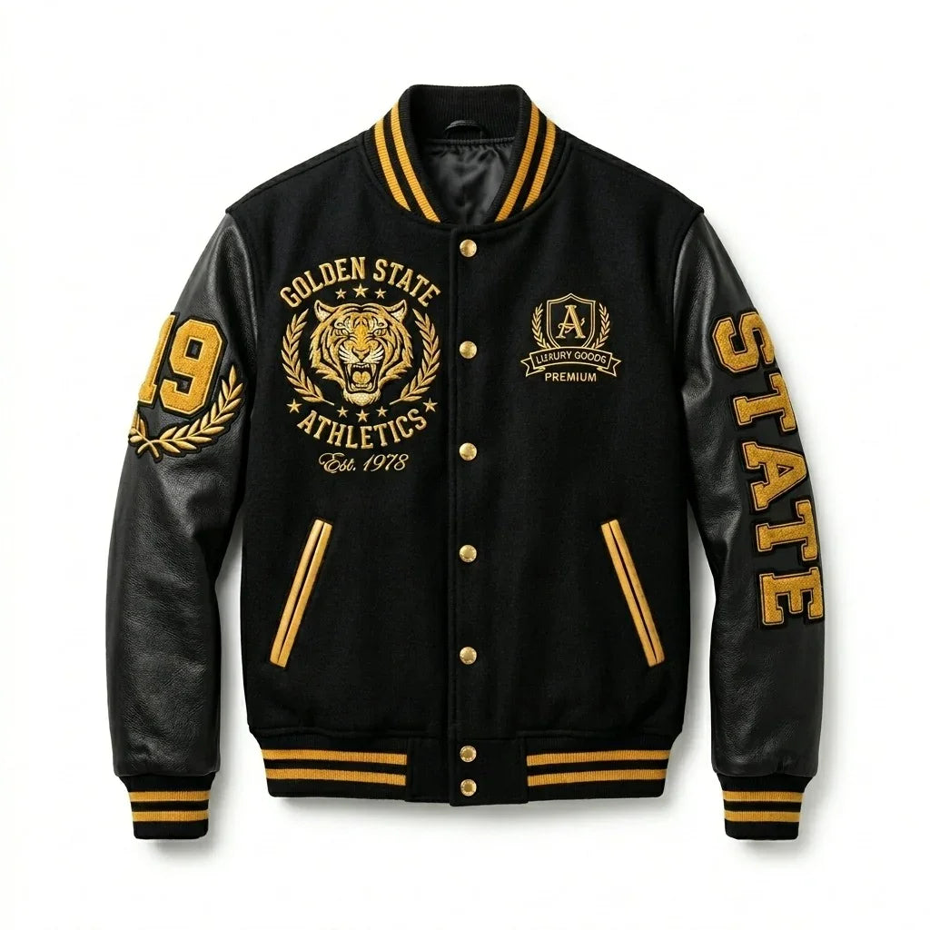 Golden State Athletics Varsity Jacket – Tiger Edition by DesignMyVarsity