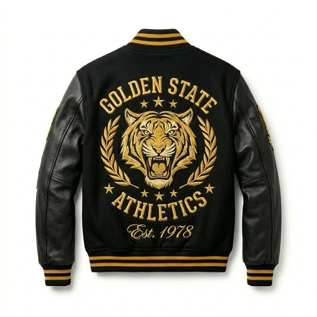 Golden State Athletics Varsity Jacket – Tiger Edition by DesignMyVarsity