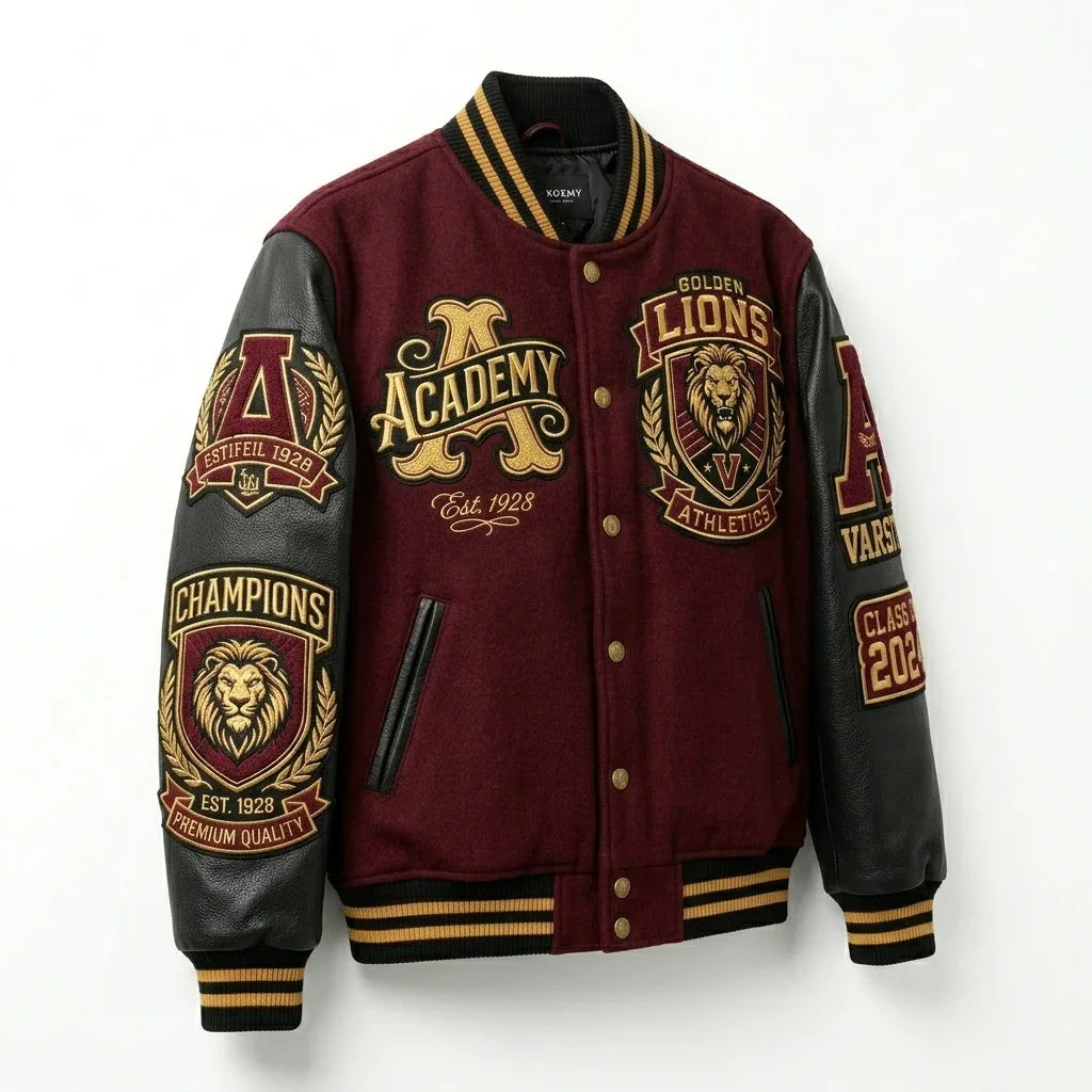 Golden Lions Academy Varsity Jacket – Championship Edition by DesignMyVarsity