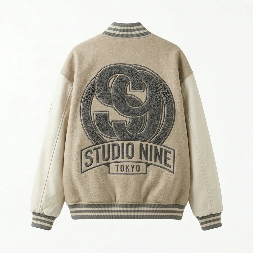 Oversized Men’s Varsity Jacket – Studio Nine Tokyo Edition by DesignMyVarsity