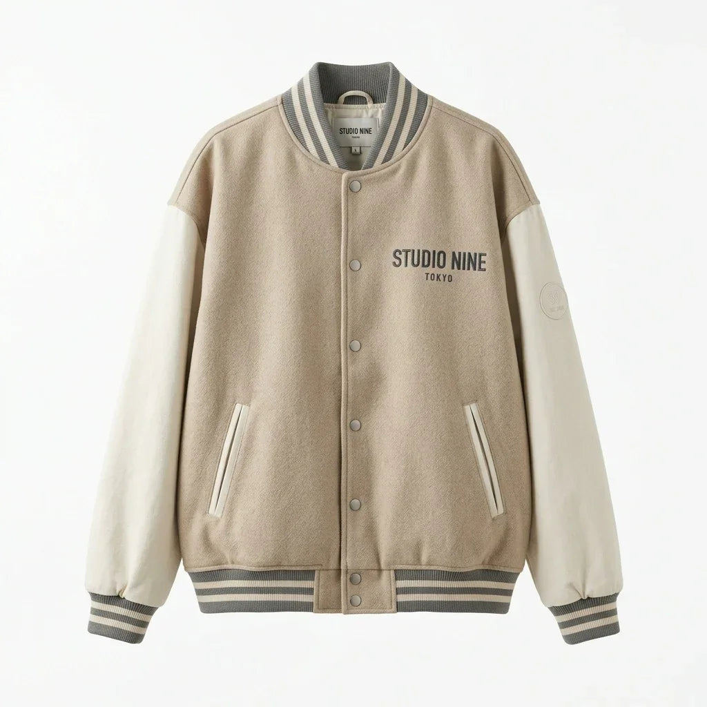 Oversized Men’s Varsity Jacket – Studio Nine Tokyo Edition by DesignMyVarsity