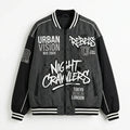 Oversized Men’s Varsity Jacket – Night Crawlers Urban Vision Edition by DesignMyVarsity