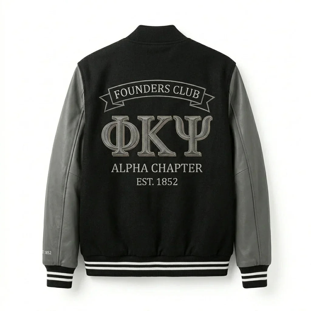 Phi Kappa Psi Varsity Jacket – ΦΚΨ Founders Club Alpha Chapter Jacket by Design My Varsity by DesignMyVarsity