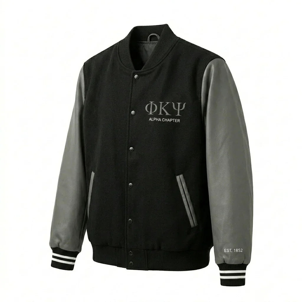 Phi Kappa Psi Varsity Jacket – ΦΚΨ Founders Club Alpha Chapter Jacket by Design My Varsity by DesignMyVarsity