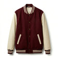 Oversized Varsity Jacket – Burgundy Classic Edition by DesignMyVarsity