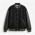Oversized Varsity Jacket – Black Essential Edition by DesignMyVarsity