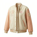 Oversized Varsity Jacket – Aura Blossom Edition by DesignMyVarsity
