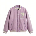 Lavender Oversized Varsity Jacket – Dreamer Letterman Jacket by DesignMyVarsity
