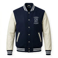 Navy Blue Varsity Jacket – Student Academy Letterman Jacket by DesignMyVarsity