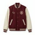 Burgundy Custom Name Varsity Jacket – Personalized Letterman by DesignMyVarsity
