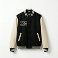 Academia Apparel Varsity Jacket “Class of 2026” - Premium Black and Beige by DesignMyVarsity