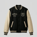 Class of 2026 Graduate Varsity Jacket Black & Cream Letterman Jacket by DesignMyVarsity
