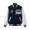 Class of 2026 Graduate Varsity Jacket Navy & White Letterman Jacket by DesignMyVarsity