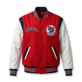 Cheerleader High School Varsity Jacket Red & White Letterman Jacket by DesignMyVarsity