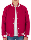All Wool Varsity Bomber Letterman Hot Pink Jacket