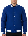 All Wool Varsity Bomber Letterman Royal Jacket